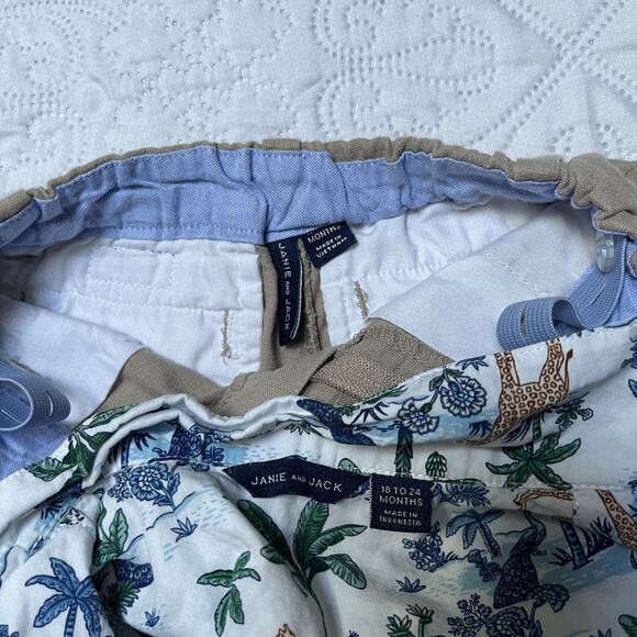 Janie And Jack Linen Blend Outfit 18-24m - Picture 9 of 11